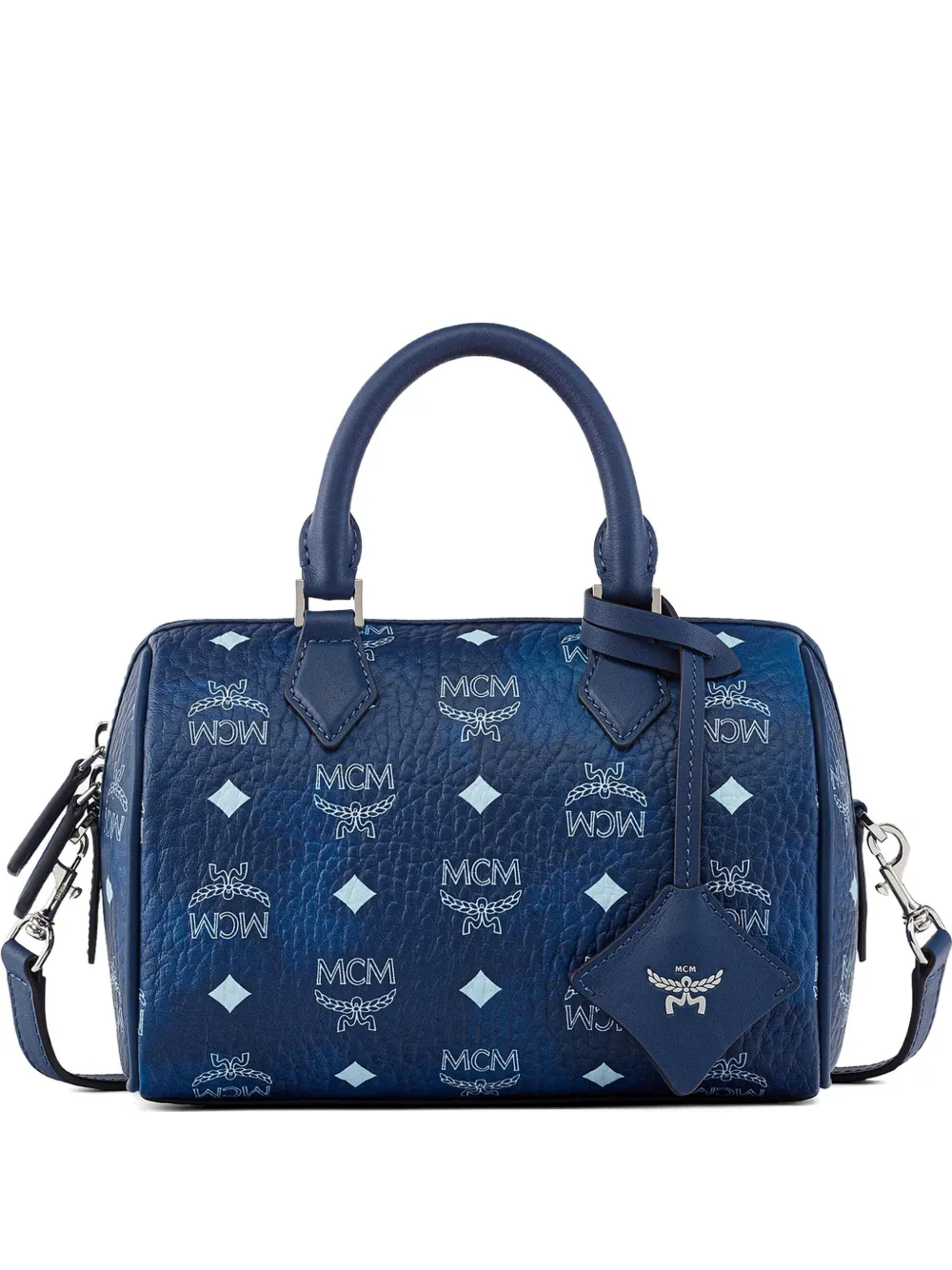 small Ella Boston Visetos monogram tote bag