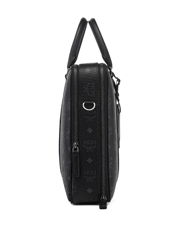 MCM Visetos ビジネスバッグ | ブラック | FARFETCH JP