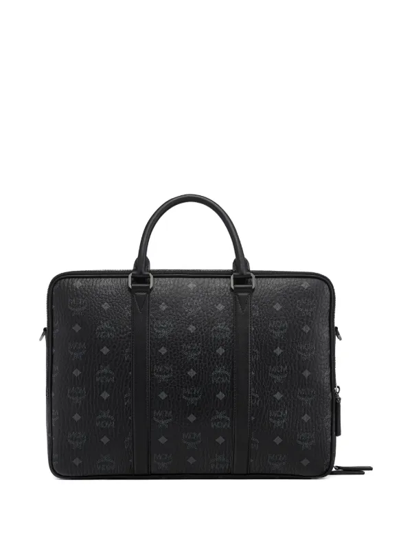 MCM Visetos ビジネスバッグ | ブラック | FARFETCH JP