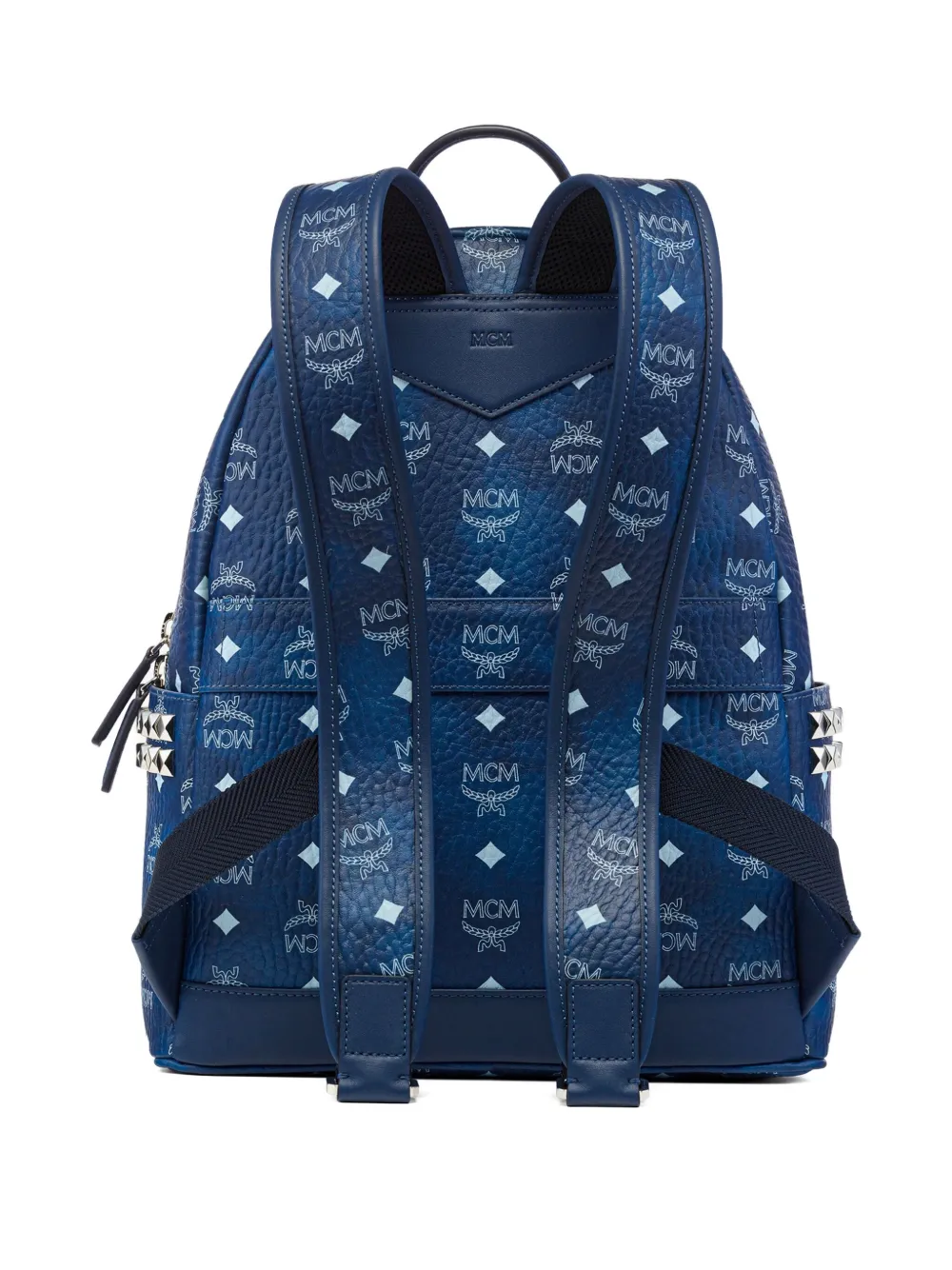 MCM Stark rugzak met studs Blauw