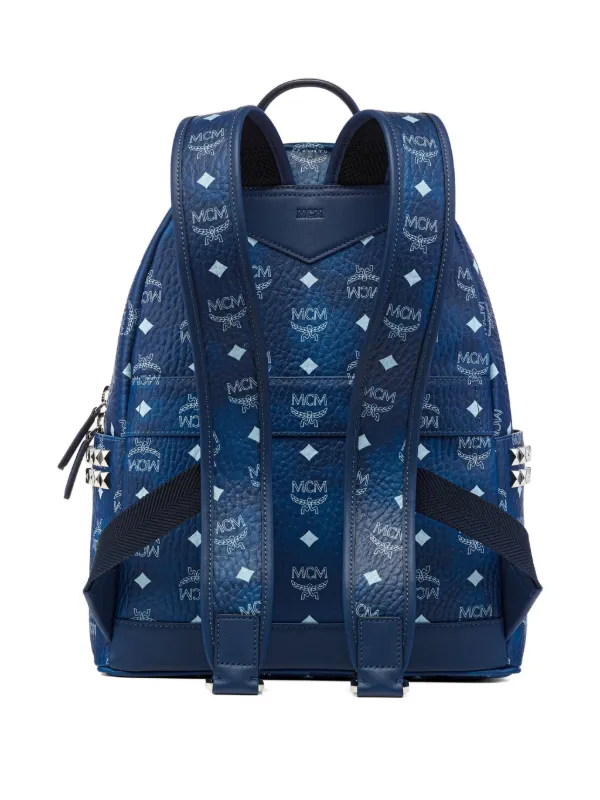 MCM Stark side-studs Backpack | Blue | FARFETCH