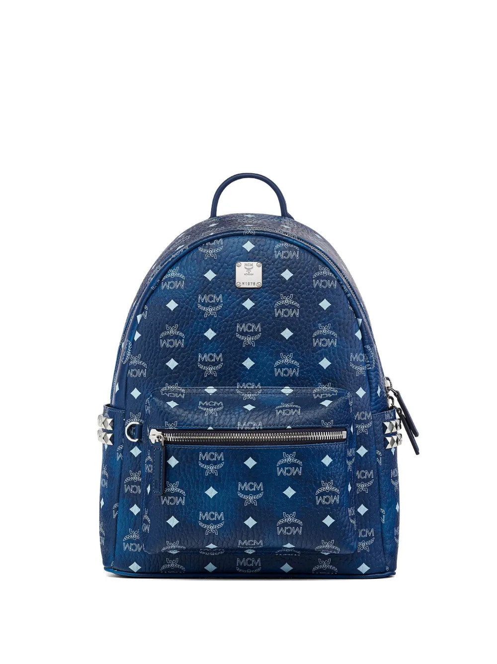 MCM Stark side-studs backpack - Blu