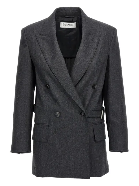 Max Mara Blazer doppiopetto con revers a lancia