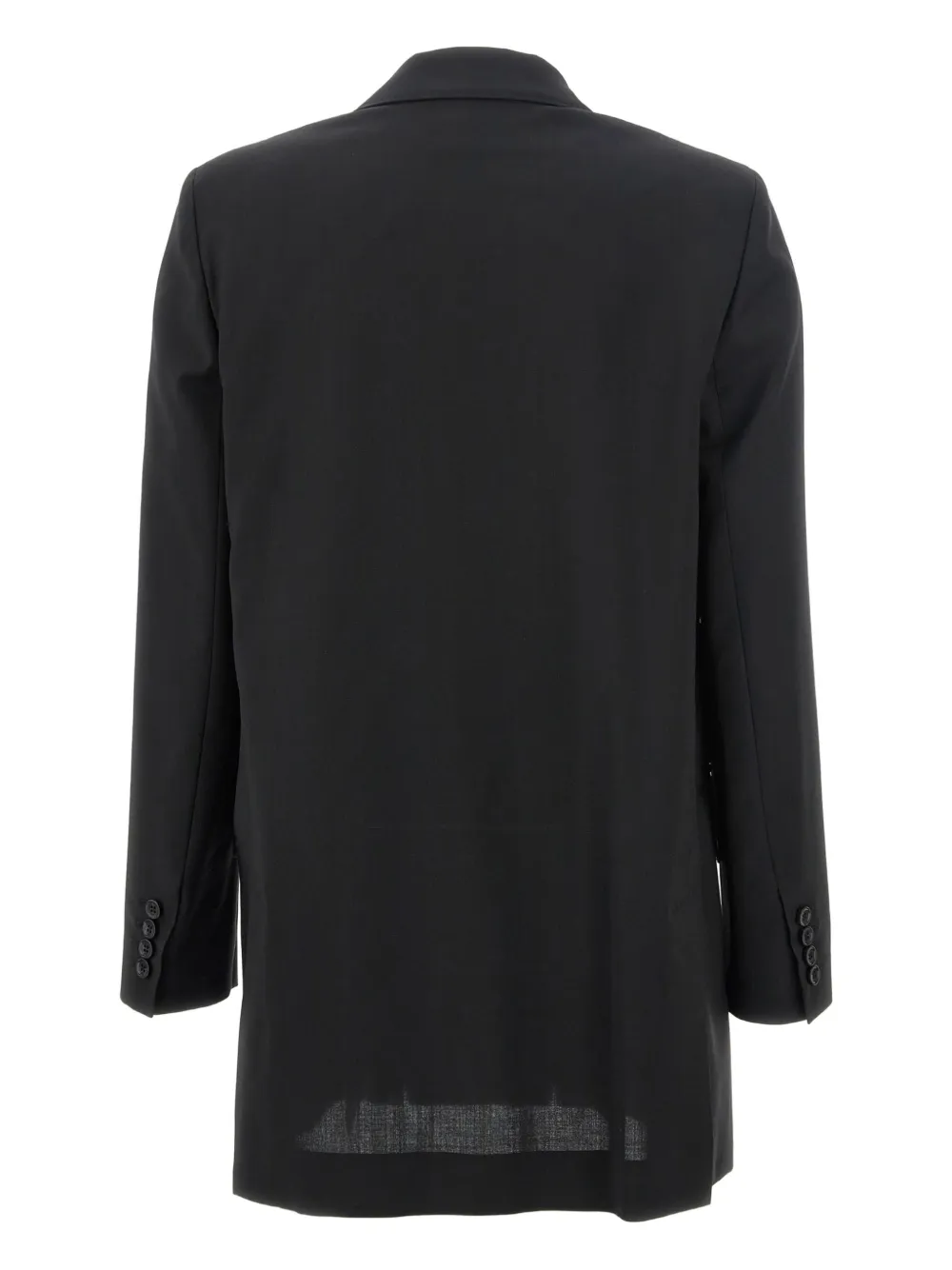 Max Mara double-breasted wool blazer - Zwart