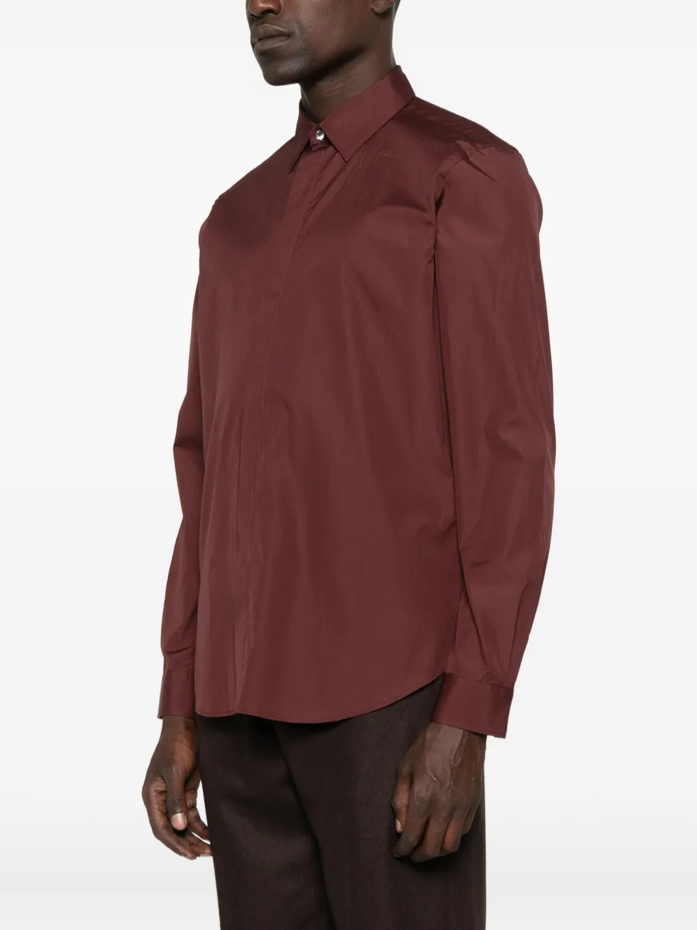 Paul Smith Katoenen overhemd met lange mouwen Rood