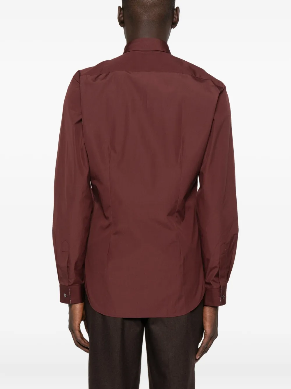 Paul Smith Katoenen overhemd met lange mouwen Rood
