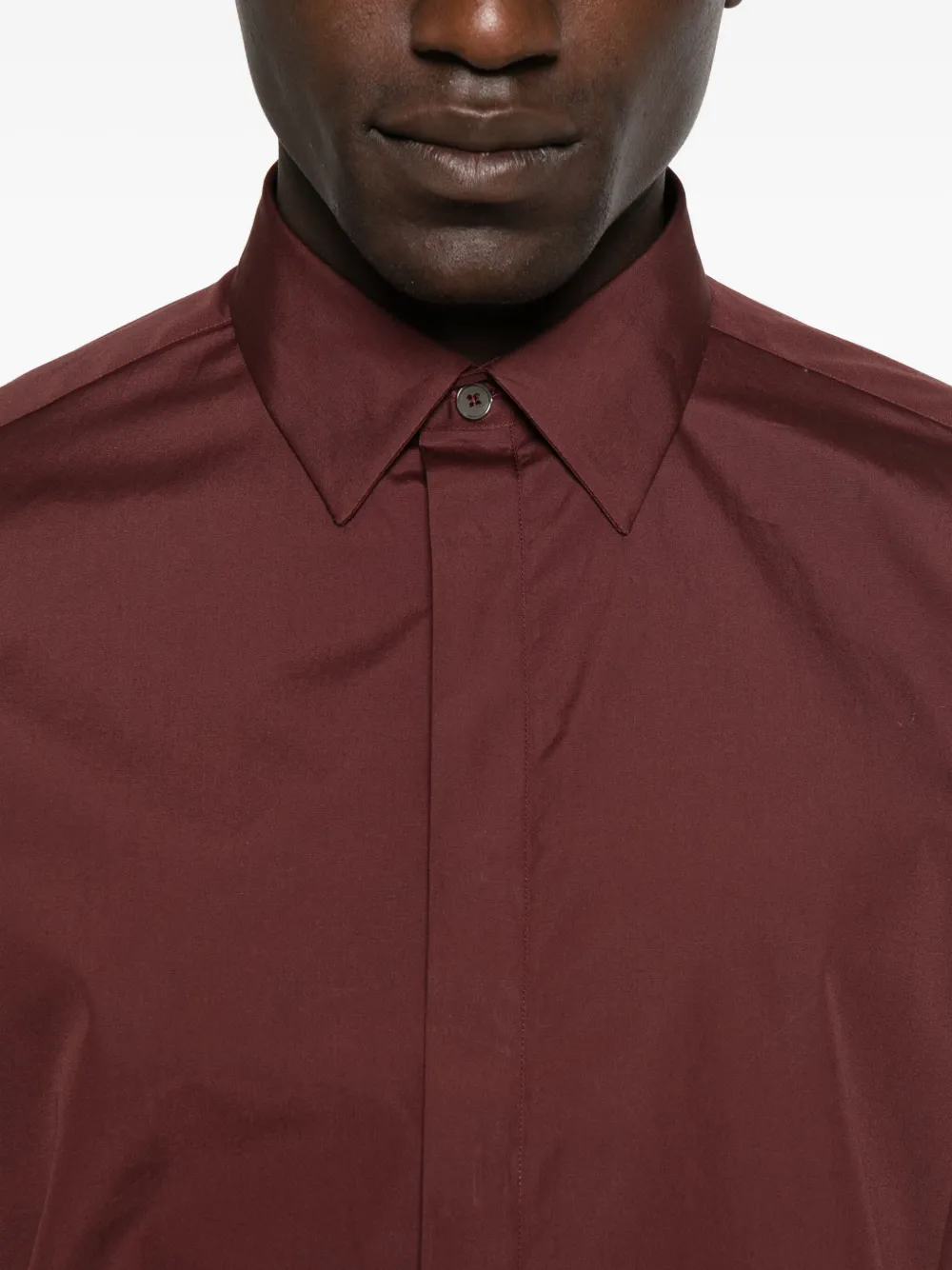 Paul Smith Katoenen overhemd met lange mouwen Rood