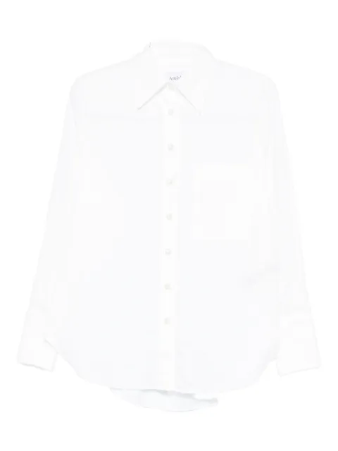 AMISH button-front pocket shirt