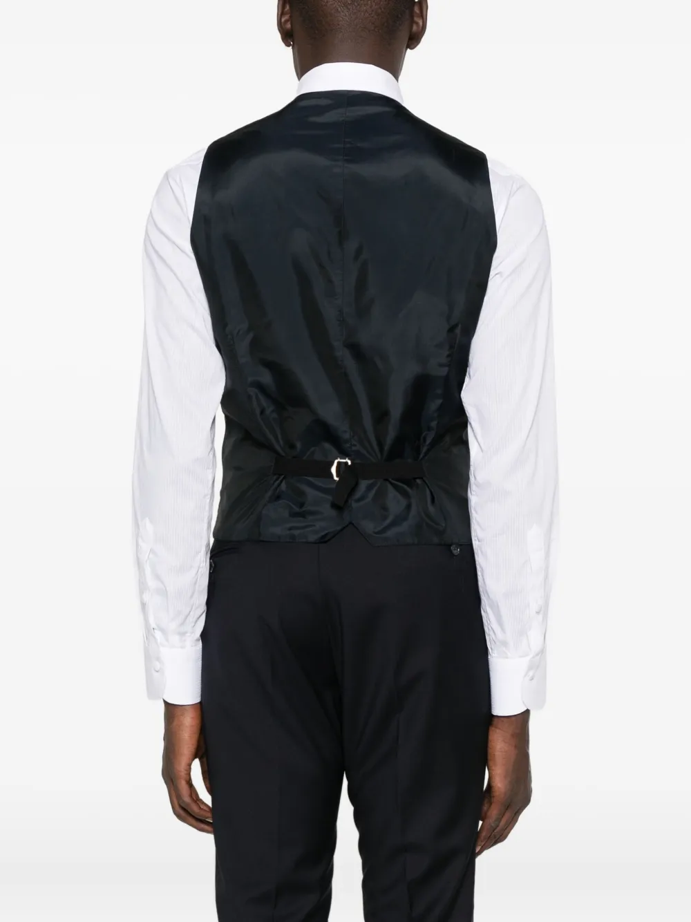 Tagliatore button-fastening sleeveless waistcoat Blauw