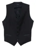 Tagliatore button-fastening sleeveless waistcoat - Blue