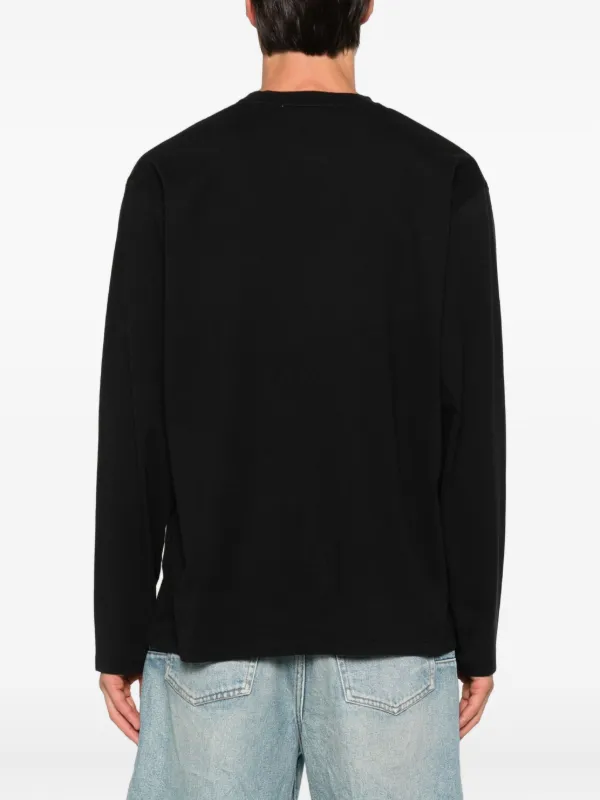 MSGM ロゴ ロングTシャツ | ブラック | FARFETCH JP