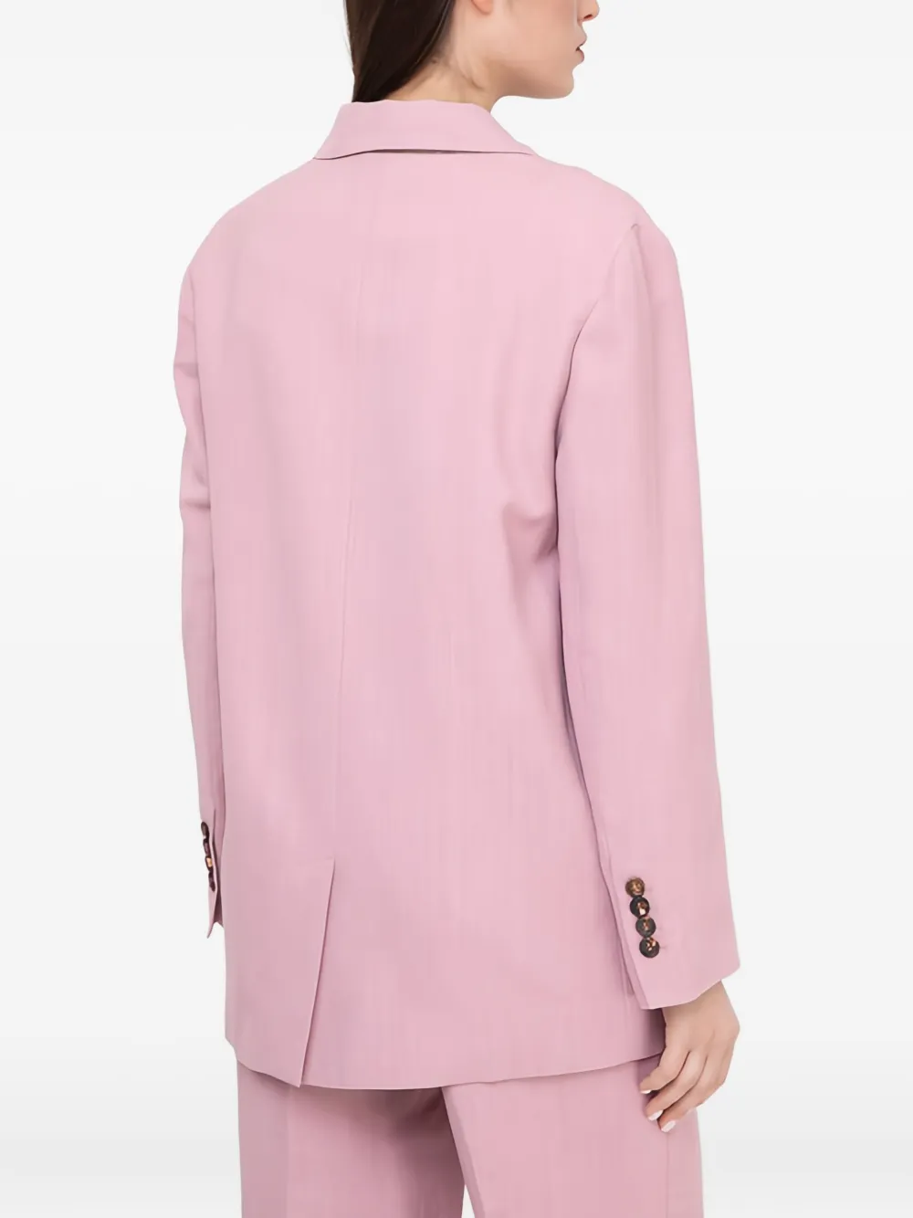 Brunello Cucinelli Blazer met enkele knoop Roze
