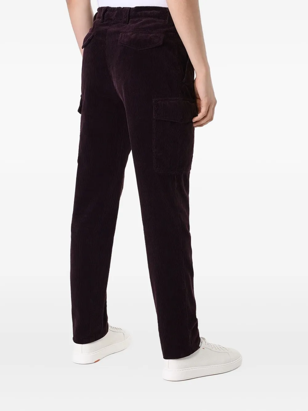 Brunello Cucinelli Ribfluwelen straight broek Zwart