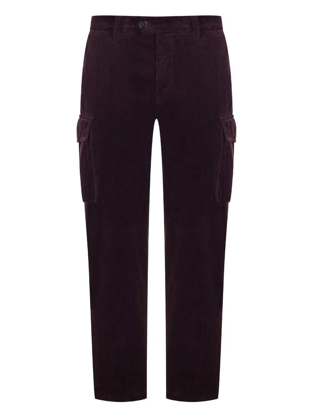 Brunello Cucinelli Ribfluwelen straight broek Zwart