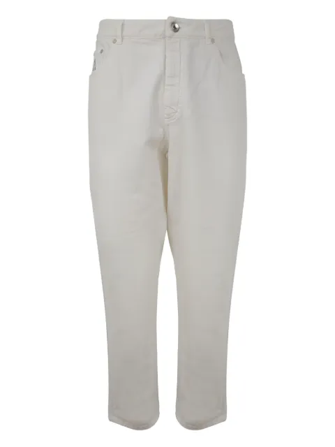 Brunello Cucinelli five-pocket cotton trousers