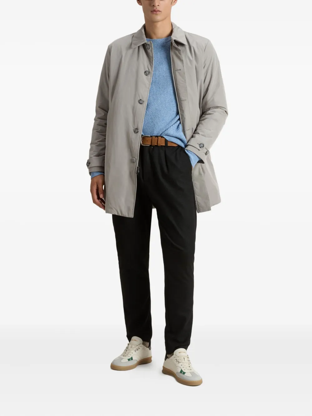 Woolrich Urban Touch jas met knoopsluiting Grijs