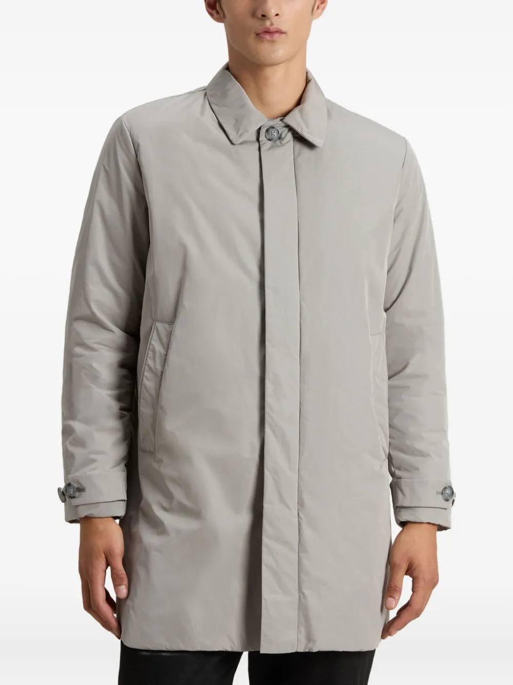 Woolrich Urban Touch jas met knoopsluiting Grijs