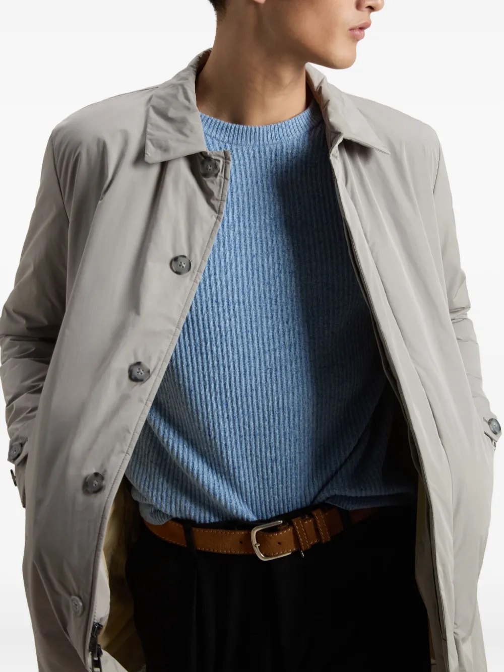 Woolrich Urban Touch jas met knoopsluiting Grijs