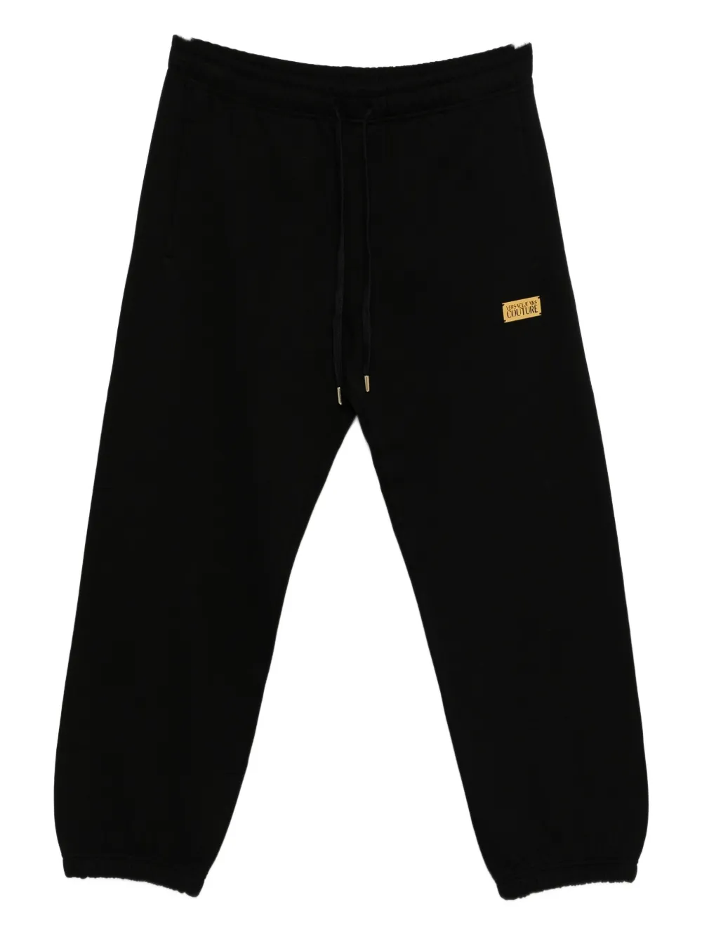 Versace Jeans Couture logo-plaque sweatpants Zwart