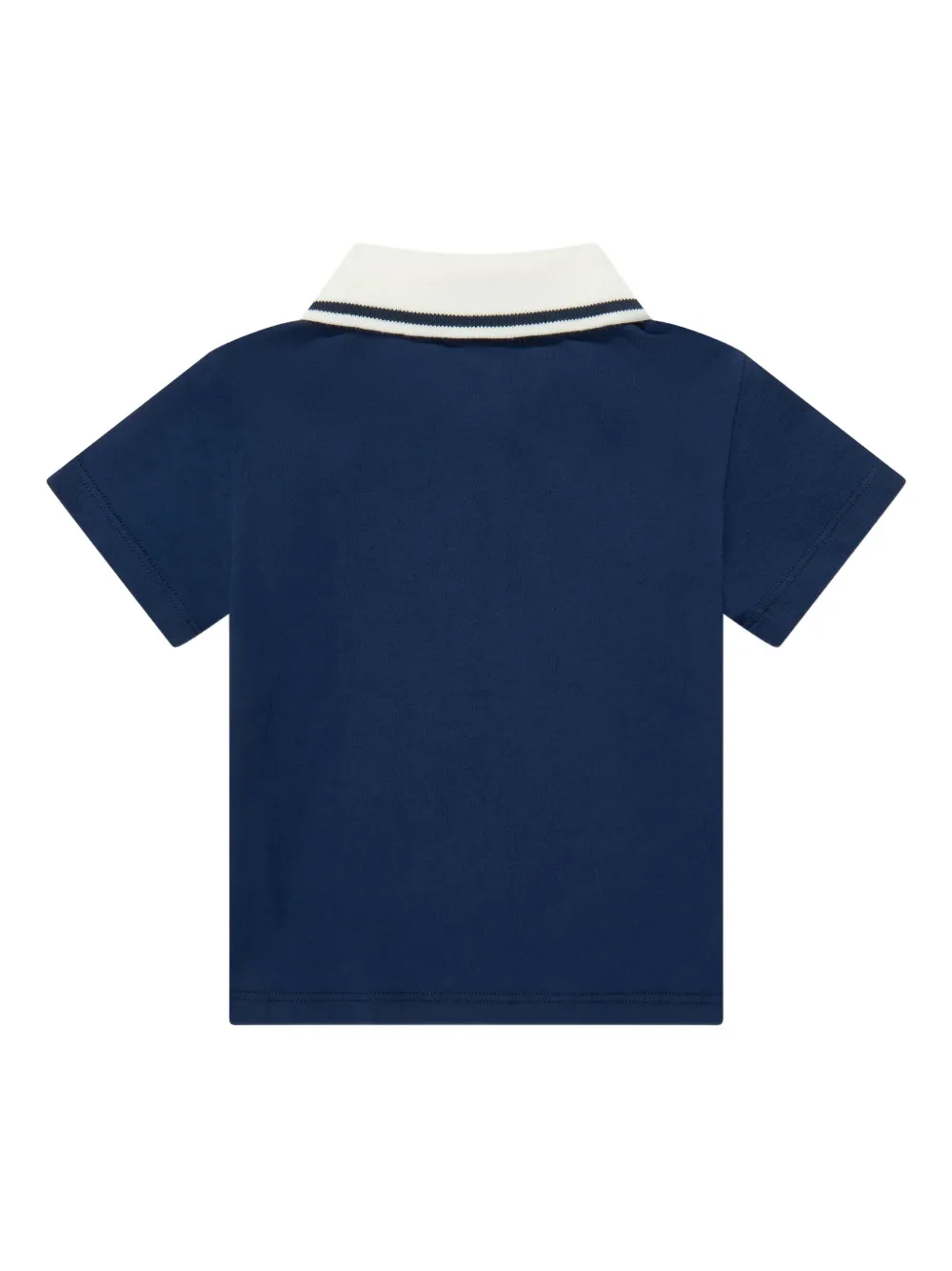 Fendi Kids Poloshirt met geborduurd logo - Blauw