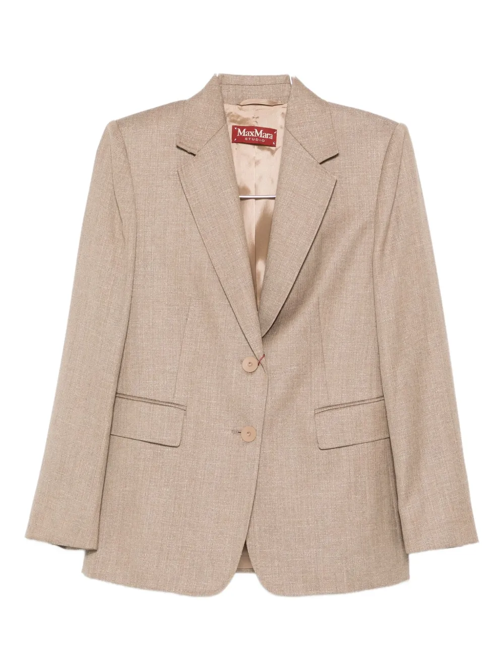 Max Mara single-breasted suit - Marrone