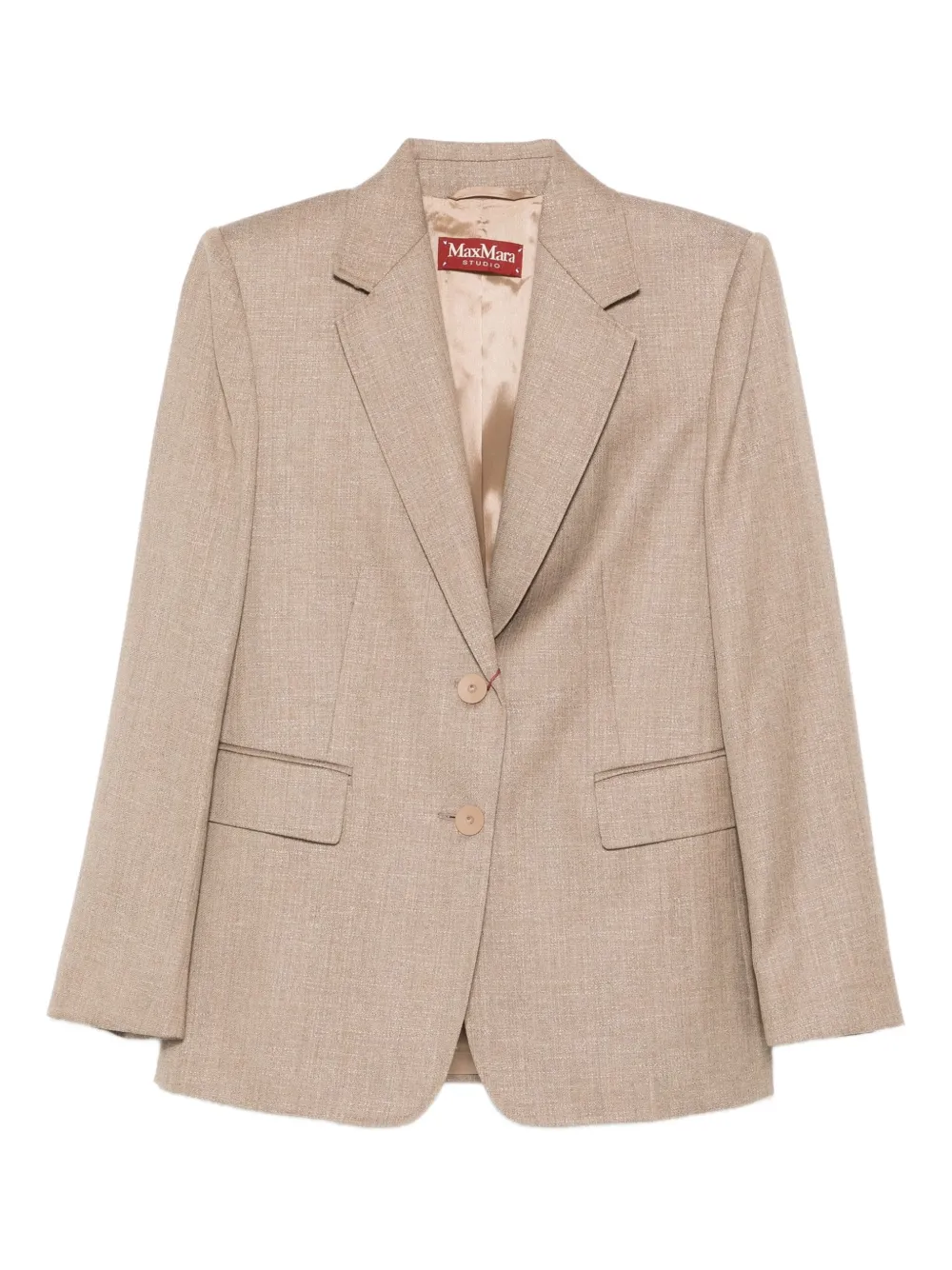 Max Mara single-breasted suit - Marrone