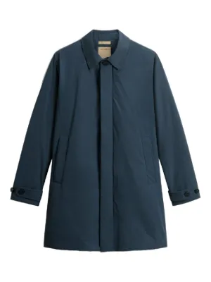 AMI Paris スナップボタン コート | ブルー | FARFETCH JP
