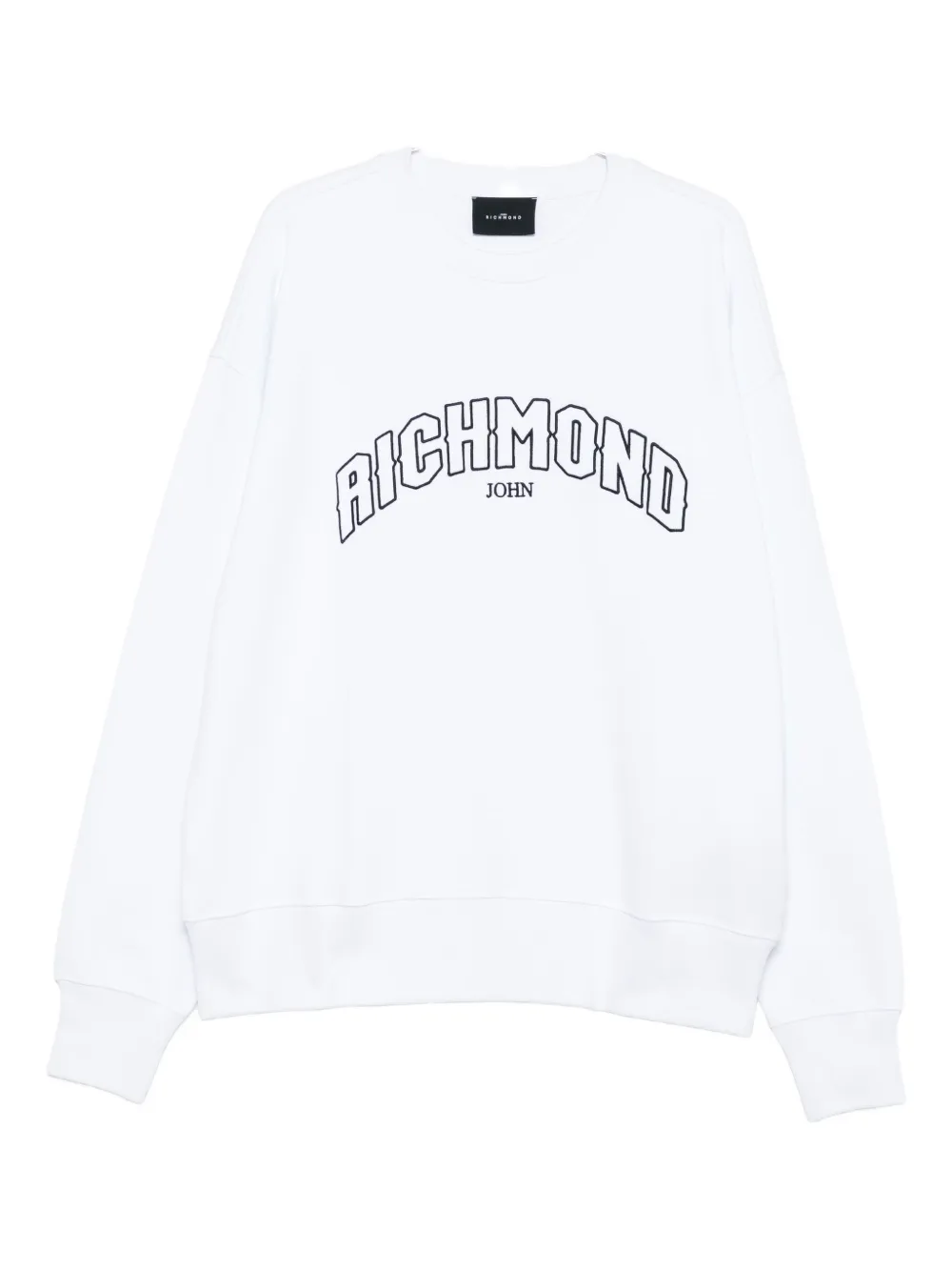 John Richmond logo-detail sweatshirt Wit