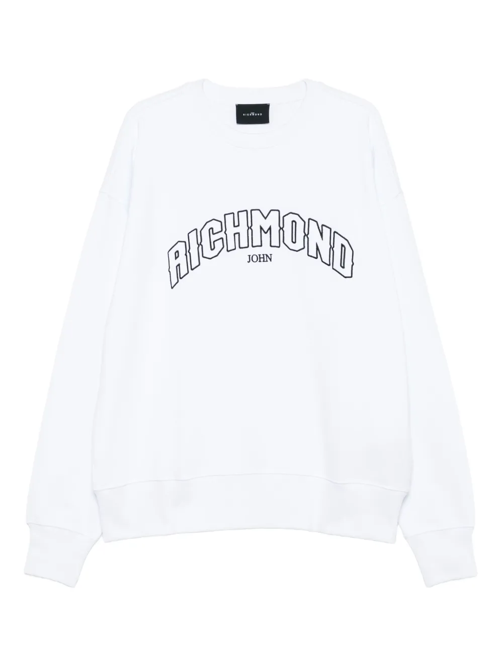John Richmond logo-detail sweatshirt Wit
