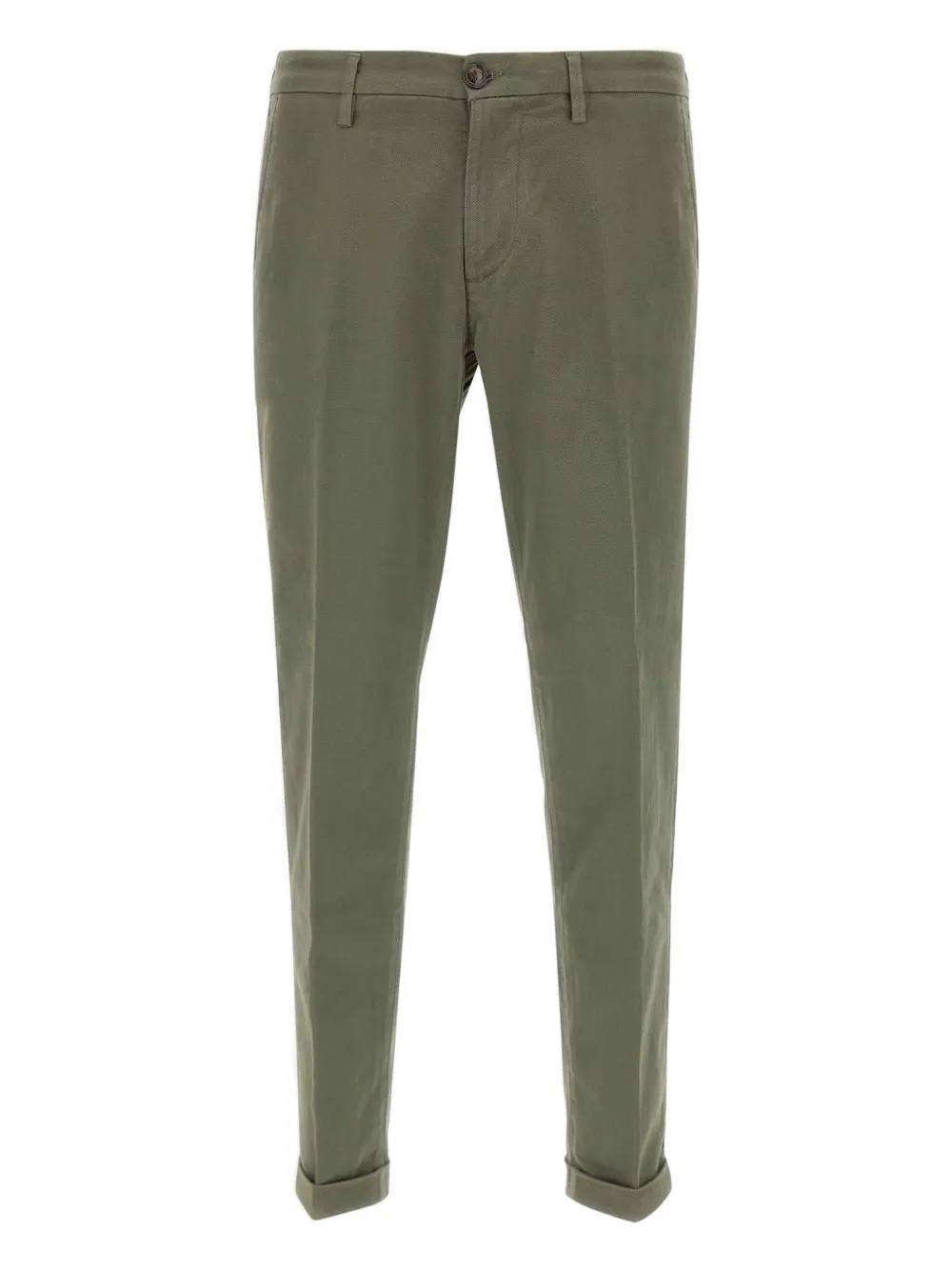 Re-Hash cuffed welt-pocket trousers
