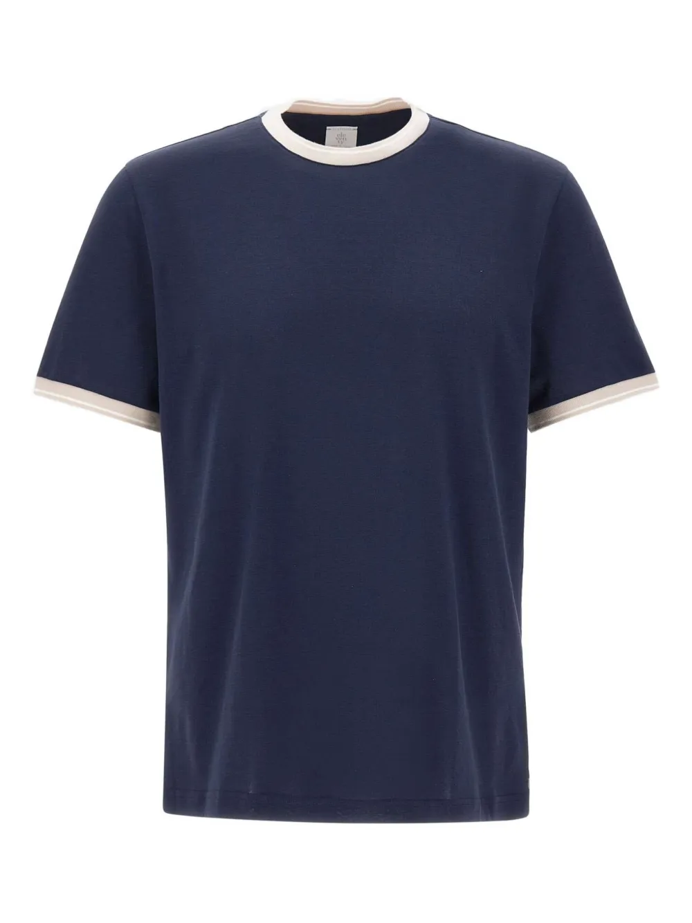 contrasting-trim T-shirt