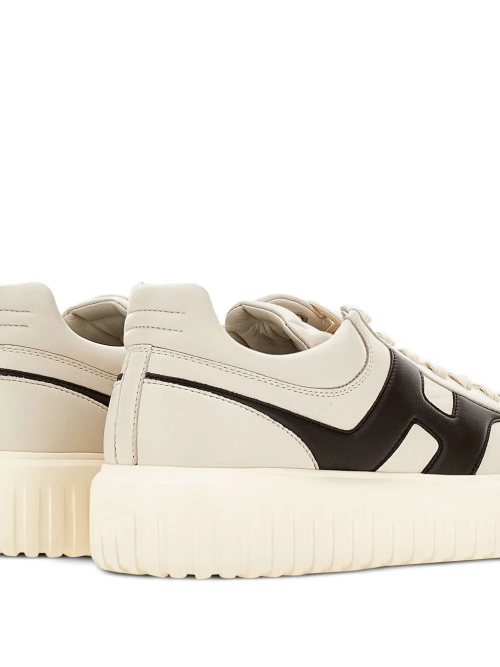 Hogan H-Stripes logo lace-up sneakers Neutrals