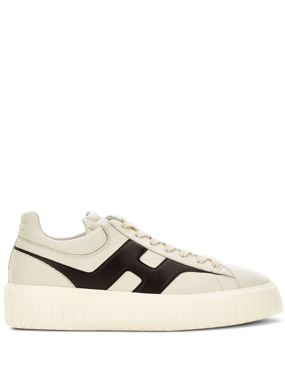 Hogan H-Stripes logo lace-up sneakers Neutrals