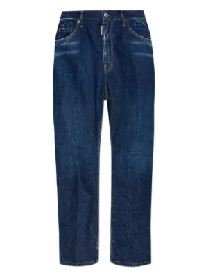 DSQUARED2 フェイデッド ジーンズ | ブルー | FARFETCH JP