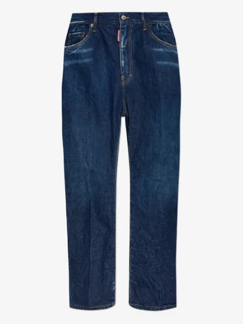 DSQUARED2 Calça jeans com cinco bolsos e efeito destroyed