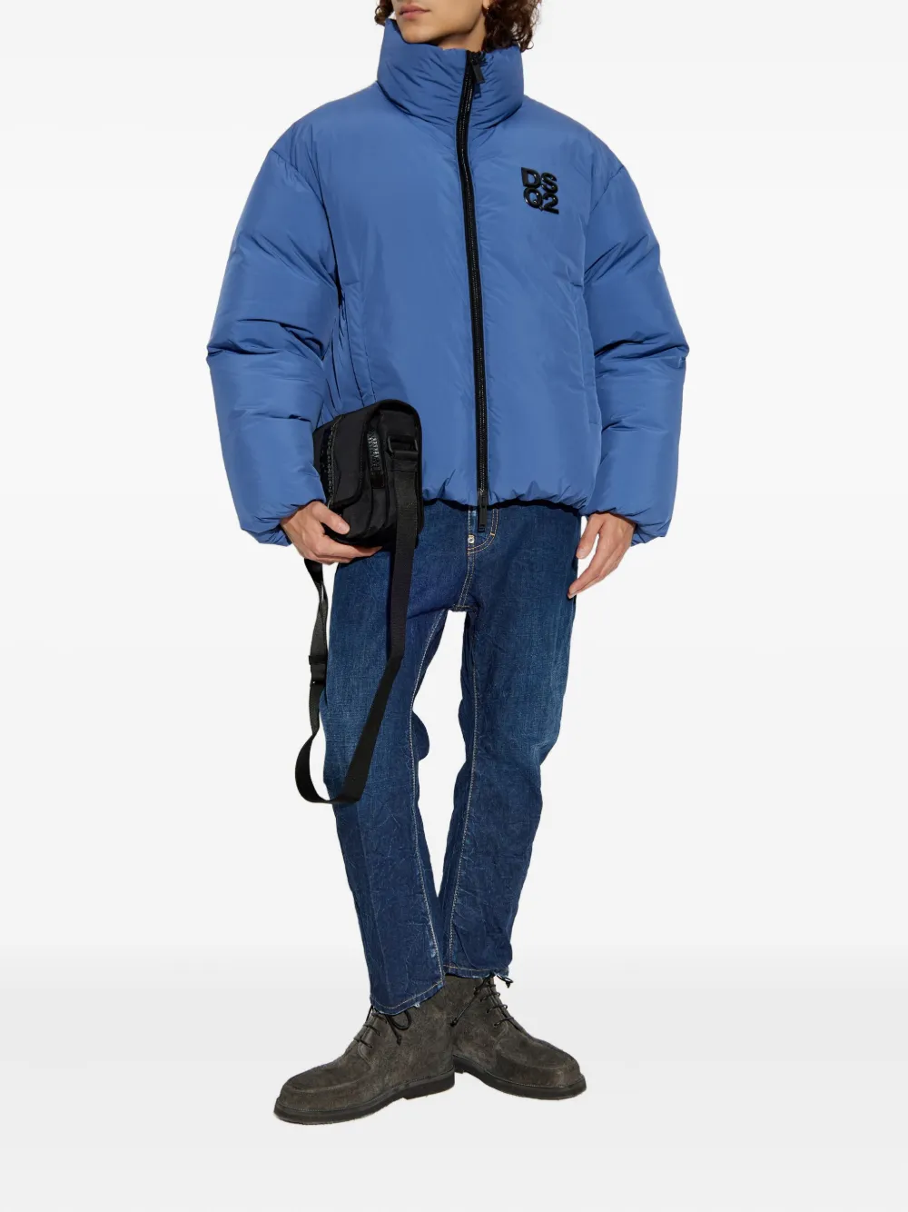 DSQUARED2 Gerafelde jeans met vijf zakken - Blauw