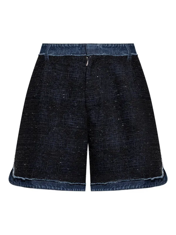 DSQUARED2 デニムトリム ツイードショートパンツ | ブルー | FARFETCH JP