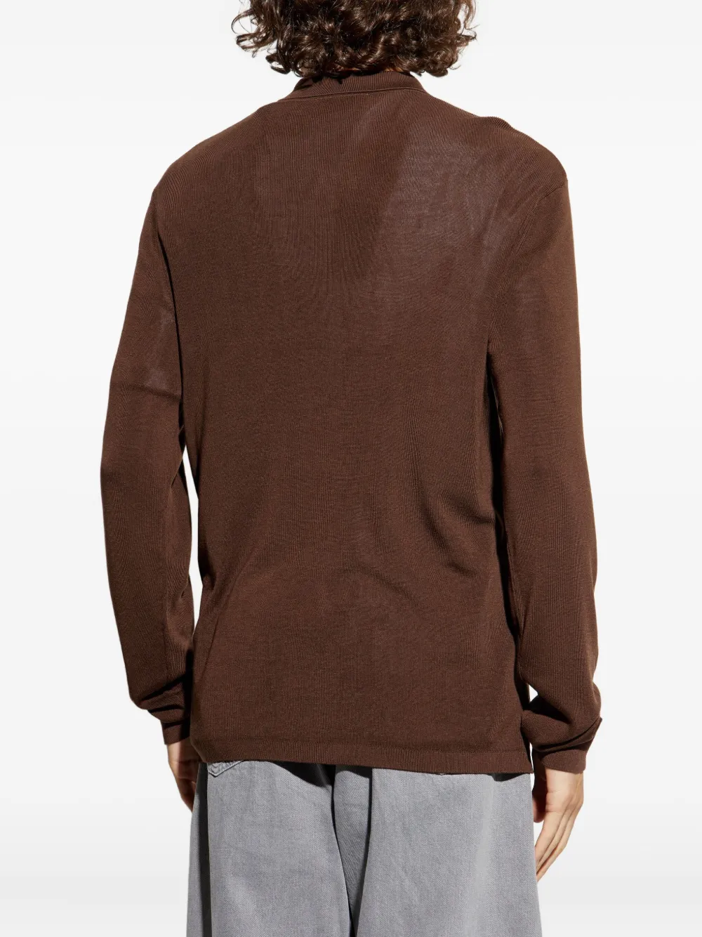 Officine Generale Wollen vest Bruin