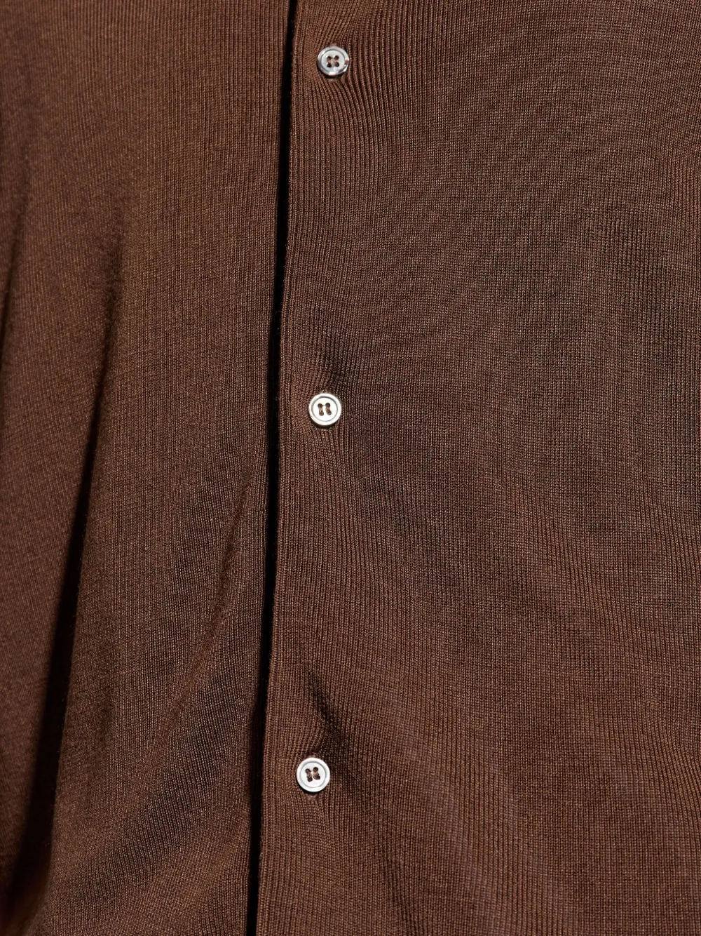 Officine Generale Wollen vest Bruin