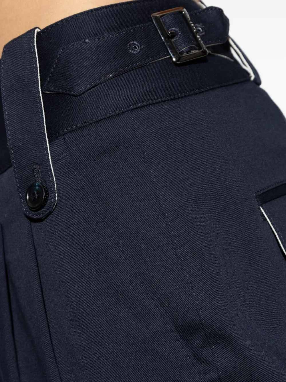 Dolce & Gabbana Plooibroek met ceintuur Blauw