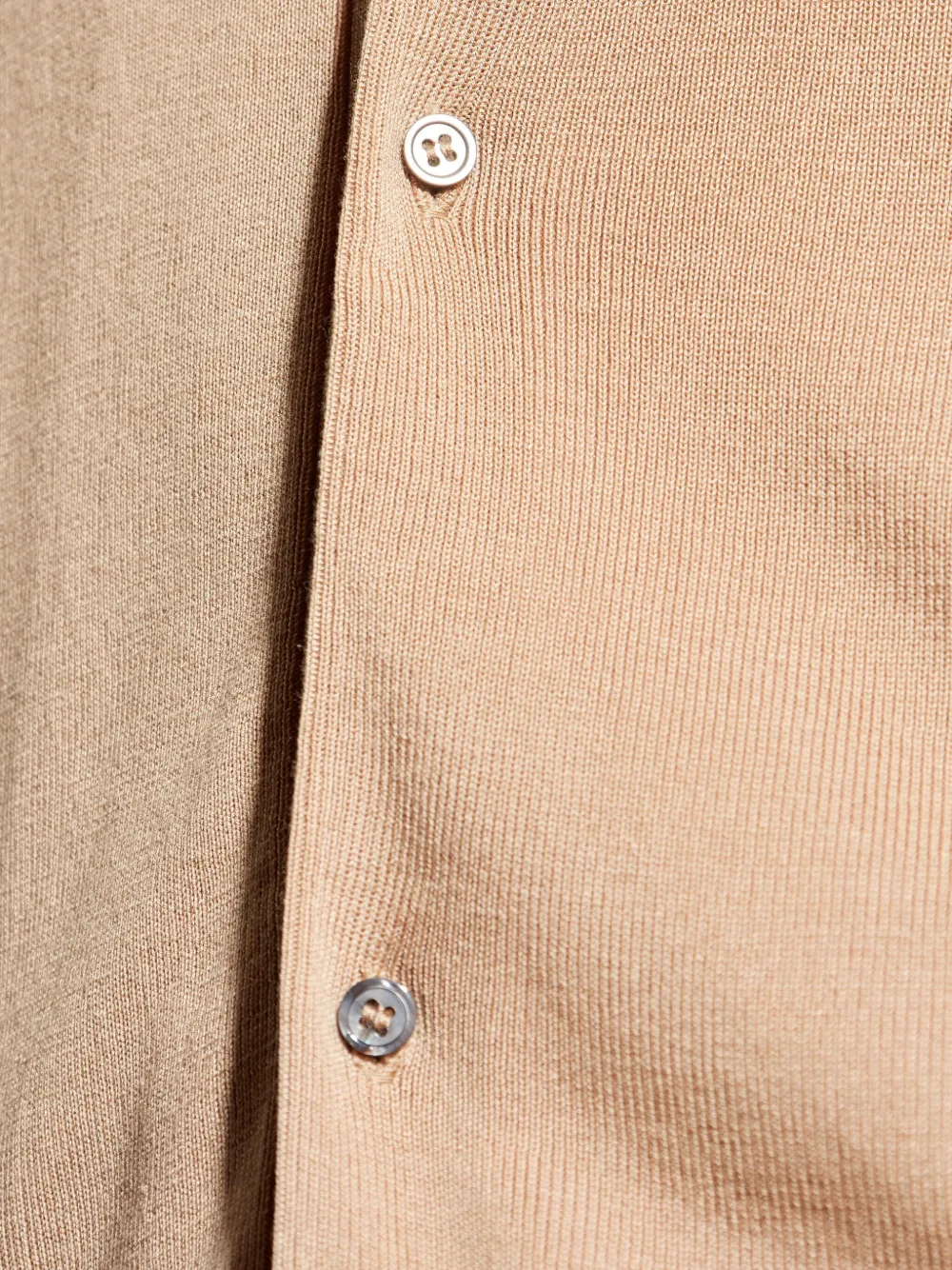 Officine Generale Vest met polokraag Beige