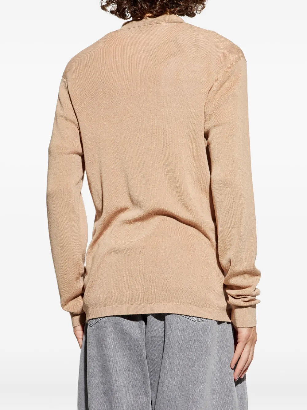 Officine Generale Vest met polokraag Beige