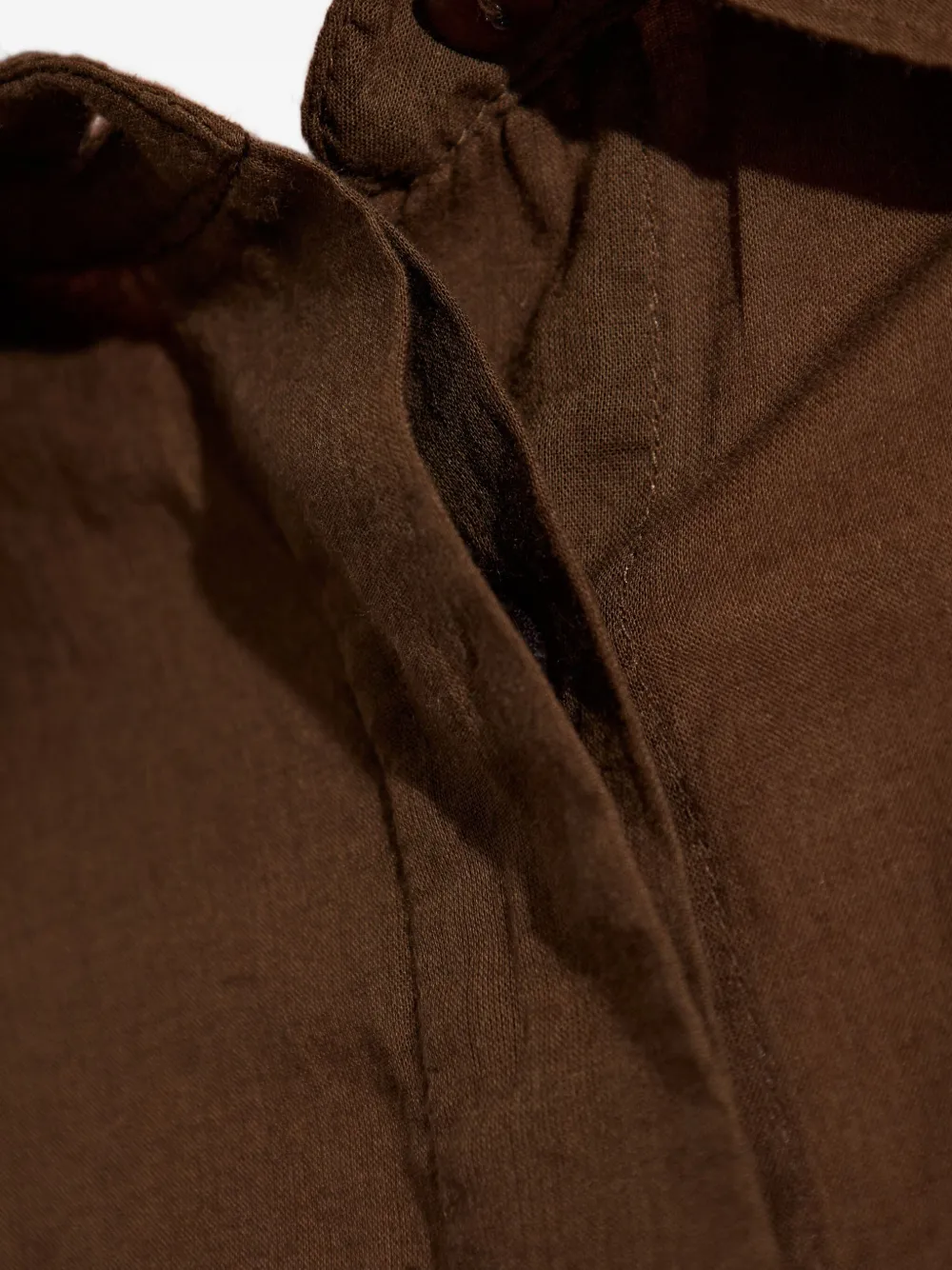 Officine Generale Button-down blouse Bruin