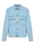 Officine Generale patch-pocket denim jacket - Blue