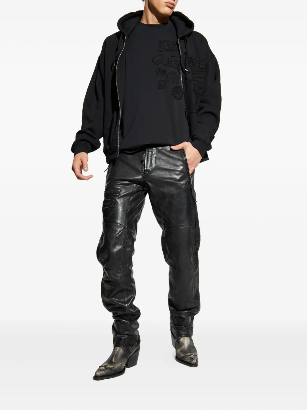 DSQUARED2 appliqué zip hoodie | Hoodies | Image 2