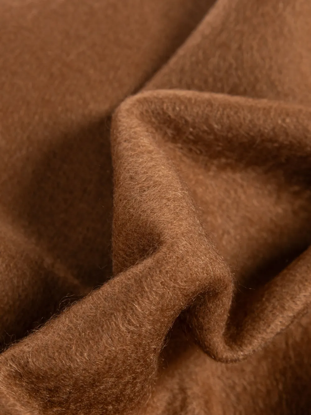 Max Mara Logo-embroidered Fringed-edge Scarf In Brown