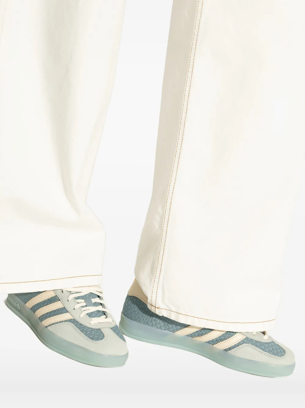 adidas Gazelle Indoor sneakers met drie strepen Blauw