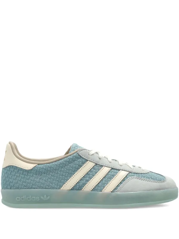 Adidas Gazelle Indoor three-stripe Sneakers Blue FARFETCH IN