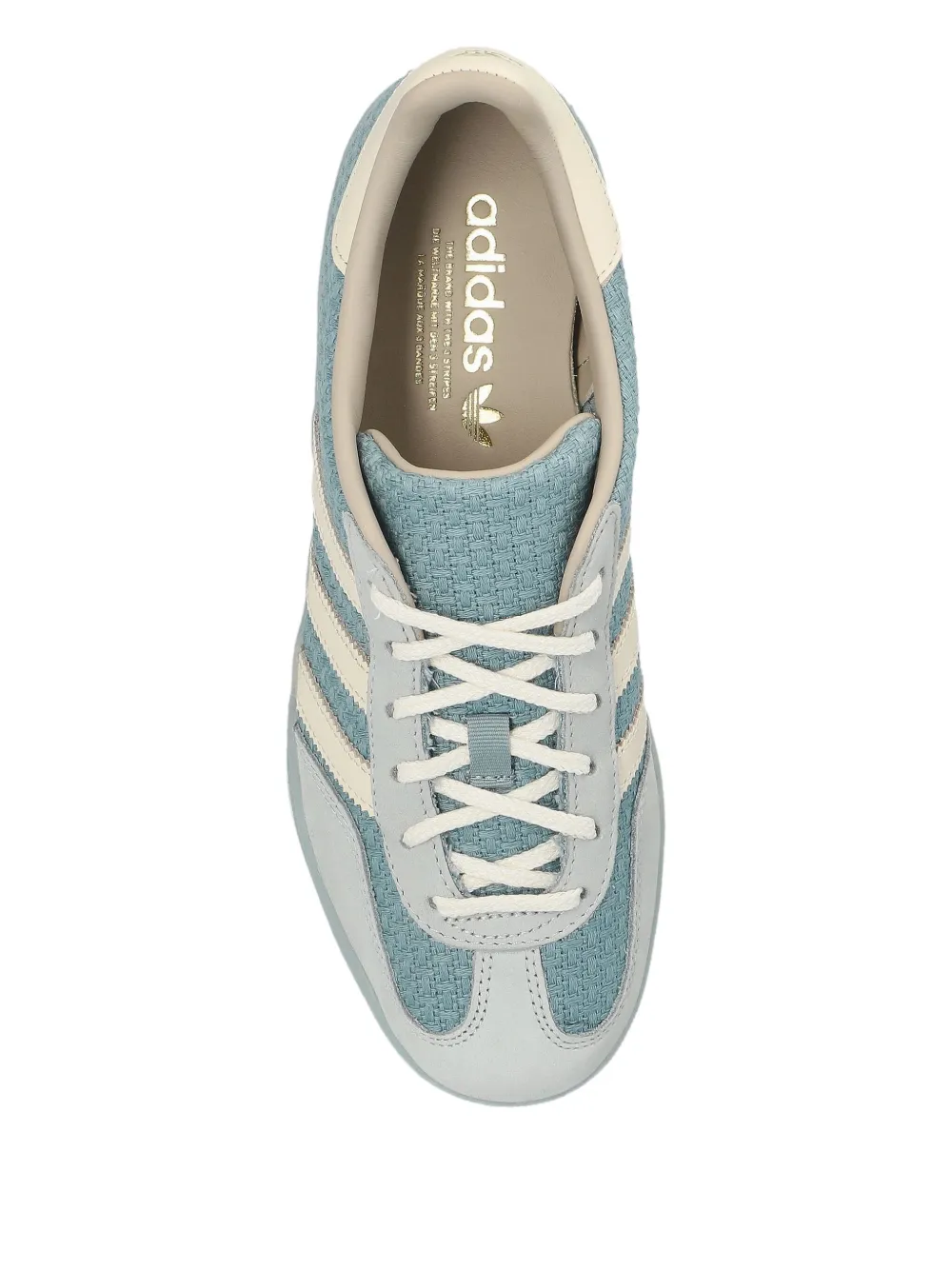 adidas Gazelle Indoor sneakers met drie strepen Blauw