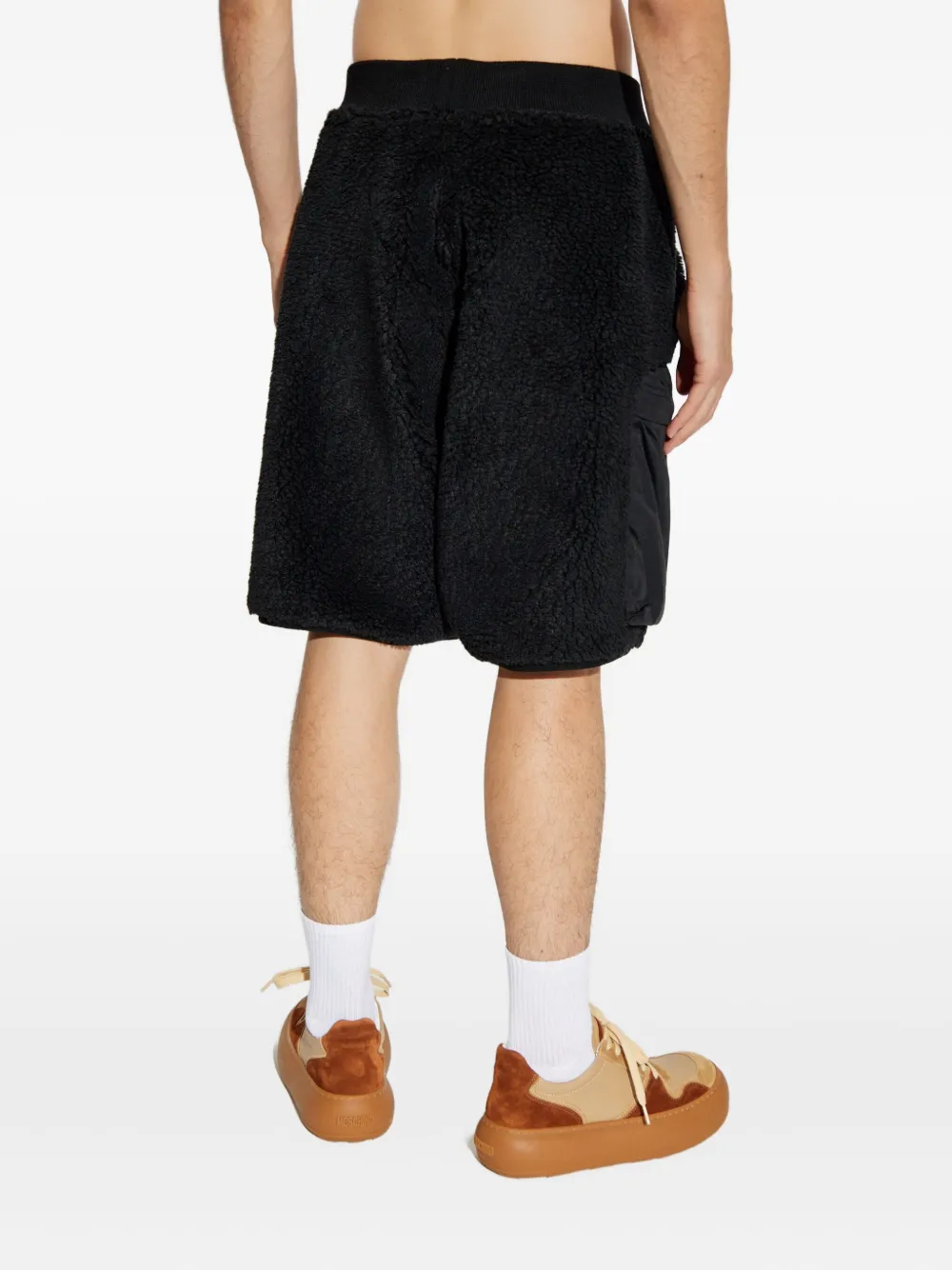 DSQUARED2 Fleece cargo shorts Zwart